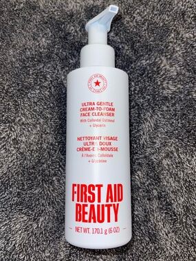 First Aid Beauty Ultra Gentle Cream-to-Foam Face Cleanser